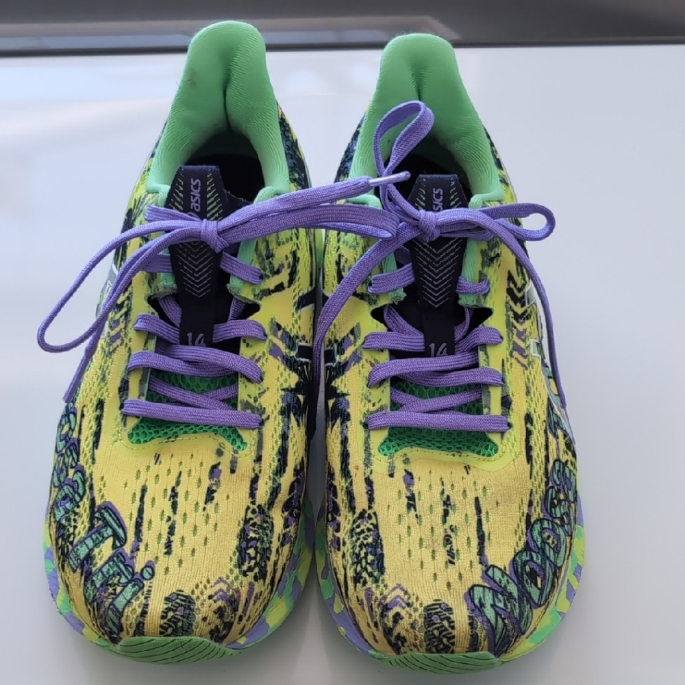 ASICS Athletic Shoes - Yellow and Purple